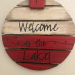 Welcome to the Lake Wall Hanging at R&D Resort